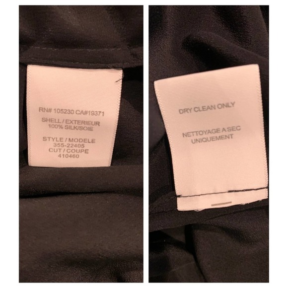 Joie Black Silk Marlo Blouse (S) - Picture 5 of 7